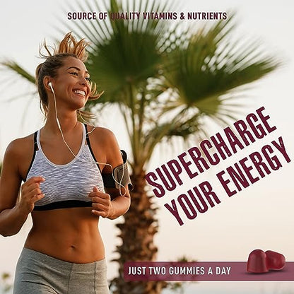 Beet Root Gummies with CoQ10, Energy, and Circulation Support, Pre Workout Nitric Oxide MDA SupplementsBuy Supplements Australia