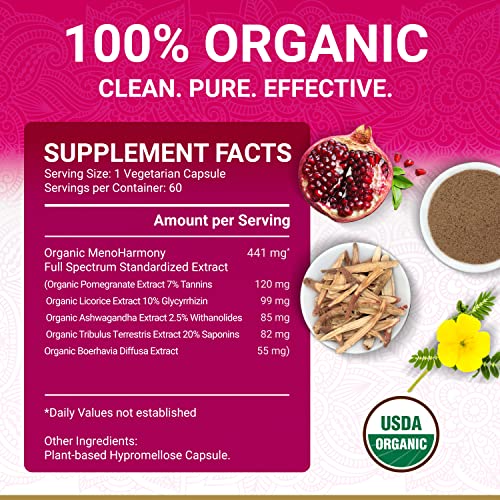 Menopause Supplements for Women - USDA Organic | Menopause Support | Female Hormone True VedaBuy Supplements Australia