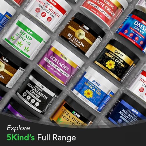 5Kind DMSO Cream for Pain Relief 4 fl oz - 99.9% Pure DMSO Pharmaceutical Grade Cream - Aloe Vera, Magnesium, Arnica & Menthol - Topical Muscle and Joint Pain Relief - Registered NDC - Made in USA 5kind clinical skincareBuy Supplements Australia