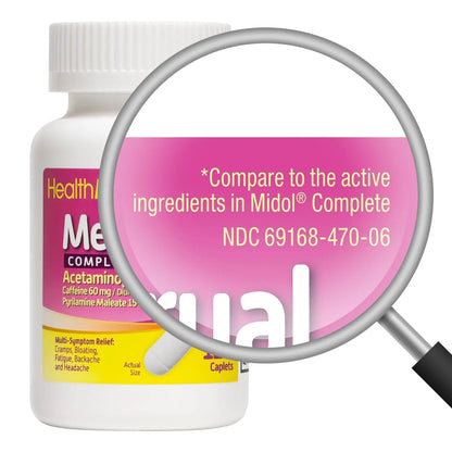HealthA2Z® Menstrual Complete Pain Relief Tablets | Relieves Cramps, Bloating, Fatigue, Backache & Headache (120 Counts) (Pack of 2) HealthA2ZBuy Supplements Australia