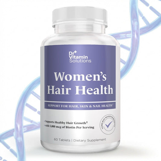 Dr Vitamin Women's Hair Health - Hair, Skin & Nails Support with Biotin & Collagen - 60 Tablets DR VITAMIN SOLUTIONSBuy Supplements Australia