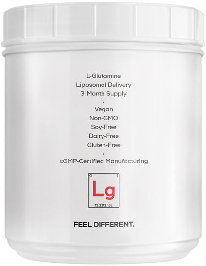 Codeage Liposomal L-Glutamine Powder - High-Potency L-Glutamine 5,000 mg per Serving - 3-Month Supply - Liposomal Delivery, Free-Form Amino Acid, Unflavored Glutamine - Non-GMO Gluten-Free - 16.67 oz CodeageBuy Supplements Australia