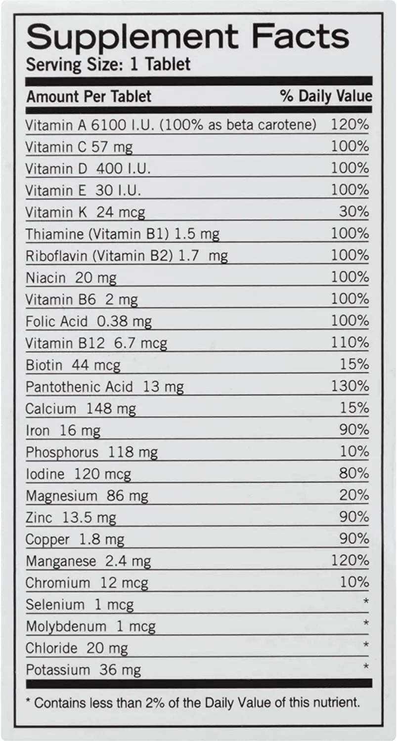 Geritol Complete Tablets 100 Tablets Geritol