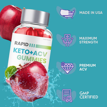 Rapid Keto ACV Gummies, Rapid Keto + ACV Gummies, Weight Management Advanced Gold NutraBuy Supplements Australia