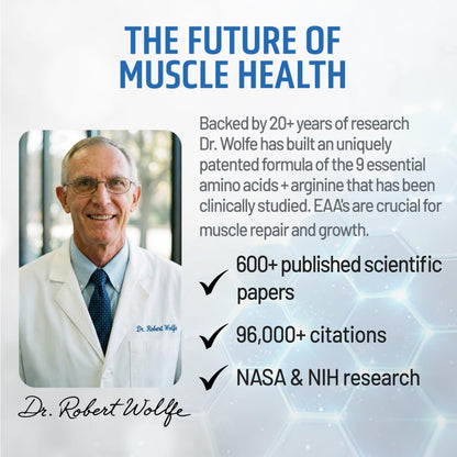 NAUTILUS Muscle Code Essential Amino Acid Capsules – Muscle Synthesis & Repair & Strength – Unflavored – 30 Servings – Clinically Studied