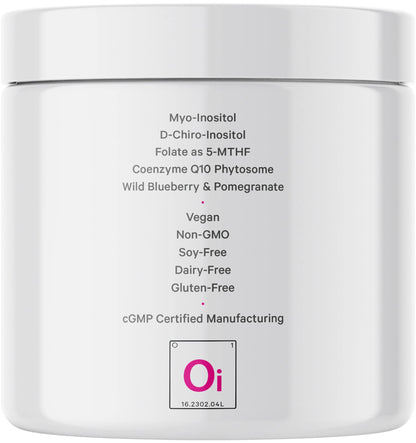 Codeage Liposomal Ovarian Inositol Powder - Myo-Inositol & D-Chiro-Inositol 40:1 Blend, Folate 5-MTHF, CoQ10, Pomegranate & Wild Blueberry - 2-Month Supply - Mixed Berry Flavor - Non-GMO, 60 Servings CodeageBuy Supplements Australia
