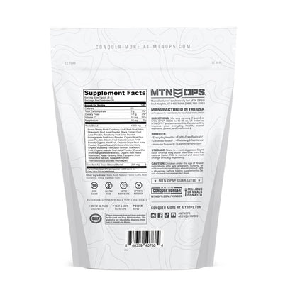 MTN OPS Reds Super Reds Antioxidant Drink Powder Daily Health Blend with Phytonutrients Free Radical Support 30 On The Go Stick Packs MTN OPSBuy Supplements Australia