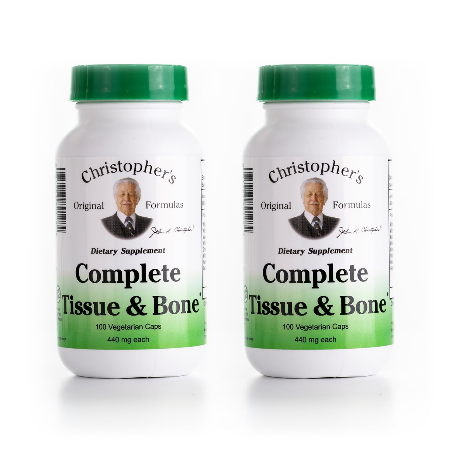 Christopher's Original Formulas Complete Tissue & Bone Formula – 100 VCaps | Herbal Support for Bones & Connective Tissue - Pack of 2 Christopher's Original FormulasBuy Supplements Australia