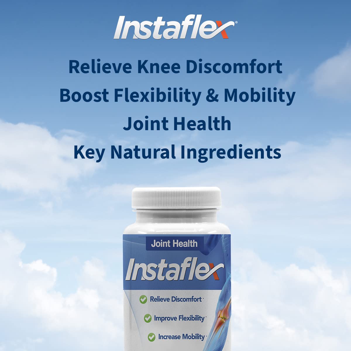 Instaflex Joint Support Supplement for Men and Women - Glucosamine, MSM, White Willow, Turmeric, Ginger, Cayenne, Hyaluronic Acid - 180 Capsules InstaflexBuy Supplements Australia