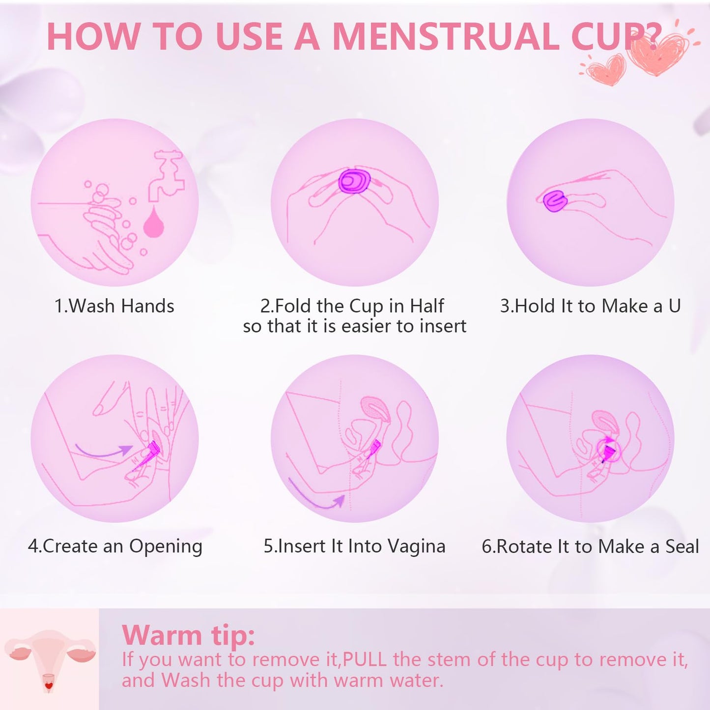 AURUZA Menstrual Cups, Set of 2 Reusable Period Cups Kit for Girls & Women, Silicone Soft Cups AURUZABuy Supplements Australia