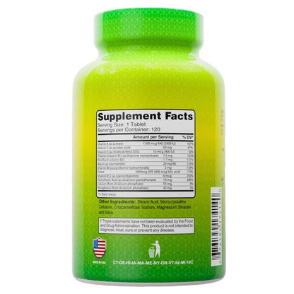 ALFA VITAMINS Multi Daily Vitamins Essential Vitamins to Support The Immune System and Promote a Healthy Lifestyle - 120 Tablets ALFA VITAMINSBuy Supplements Australia