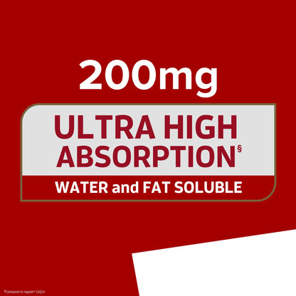 Qunol CoQ10 200mg Softgels, Ultra CoQ10 - Ultra High Absorption Coenzyme Q10 QunolBuy Supplements Australia
