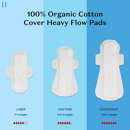 The Honey Pot Company - Herbal Overnight Heavy Flow Pads w/Wings - Organic Pads for Women The Honey Pot CompanyBuy Supplements Australia