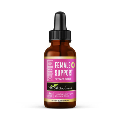 Herbal Goodness Female Support Supplement 1 Fl. oz – Natural Herbal Blend for Women’s Hormonal Health, Energy & Wellness – Adaptogenic Liquid Formula – Non-GMO, Gluten-Free – 1 Bottle Herbal GoodnessBuy Supplements Australia