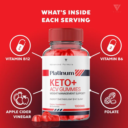(3 Pack) Platinum Keto ACV Gummies, Platinum Keto ACV Gummies Advanced Weight Loss KohzieBuy Supplements Australia