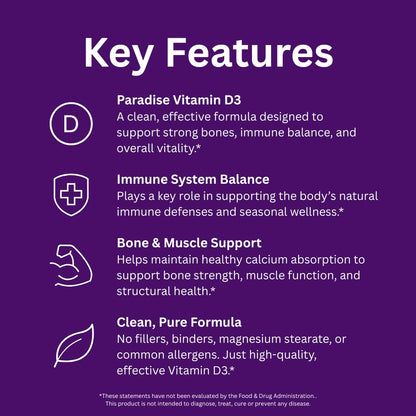 Paradise Herbs Earth's Blend Vitamin D3, Superfoods Base of Probiotics and Organic Alkalizing Greens, Veggies & Berries, 90 Vegetarian Capsules Paradise HerbsBuy Supplements Australia