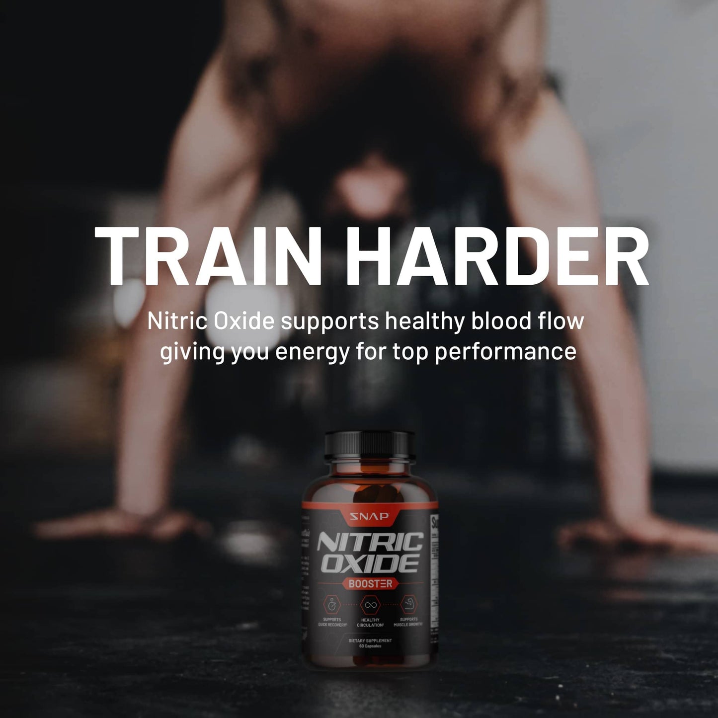 Snap Supplements Nitric Oxide Gummies and Capsules