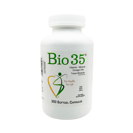 Bio35 / 300 sg Original, Gluten Free, Daily Multivitamin for Men & Women Wellness – Bio35 High Potency Softgel with Trace Minerals, Multi Vitamins for Immune Support, Digestion, & Energy, Biotek, For Health, For LifeBuy Supplements Australia