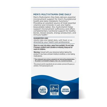 Nordic Naturals Men’s Multivitamin One Daily - Bone, Energy, & Blood-Vessel Support - Immunity Supplement - 20 Essential Nutrients - 30 Tablets - 30 Servings Nordic NaturalsBuy Supplements Australia