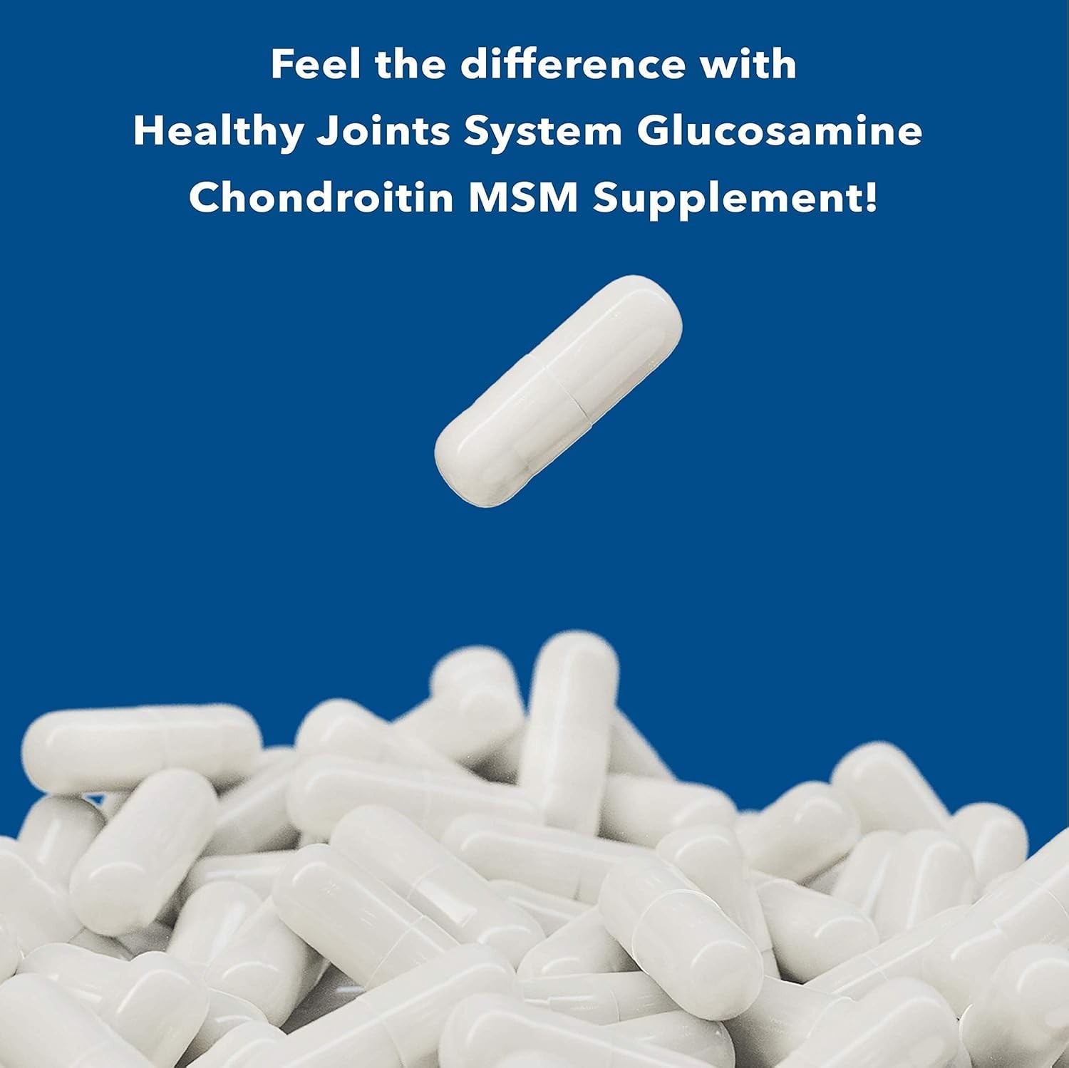 Healthy Joints System Glucosamine Chondroitin MSM Supplement for Joint & Bone Health - 120 Capsules | Joint Support & Discomfort Relief for Back, Knees, Hands Healthy Joints SystemBuy Supplements Australia
