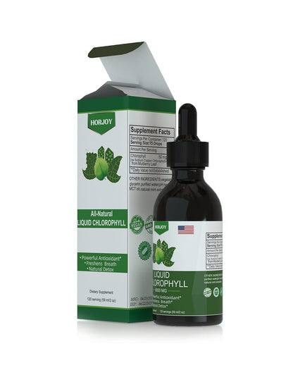 Chlorophyll Liquid Drops - 100% Natural Energy Booster and Immune Support - Internal HorjoyBuy Supplements Australia