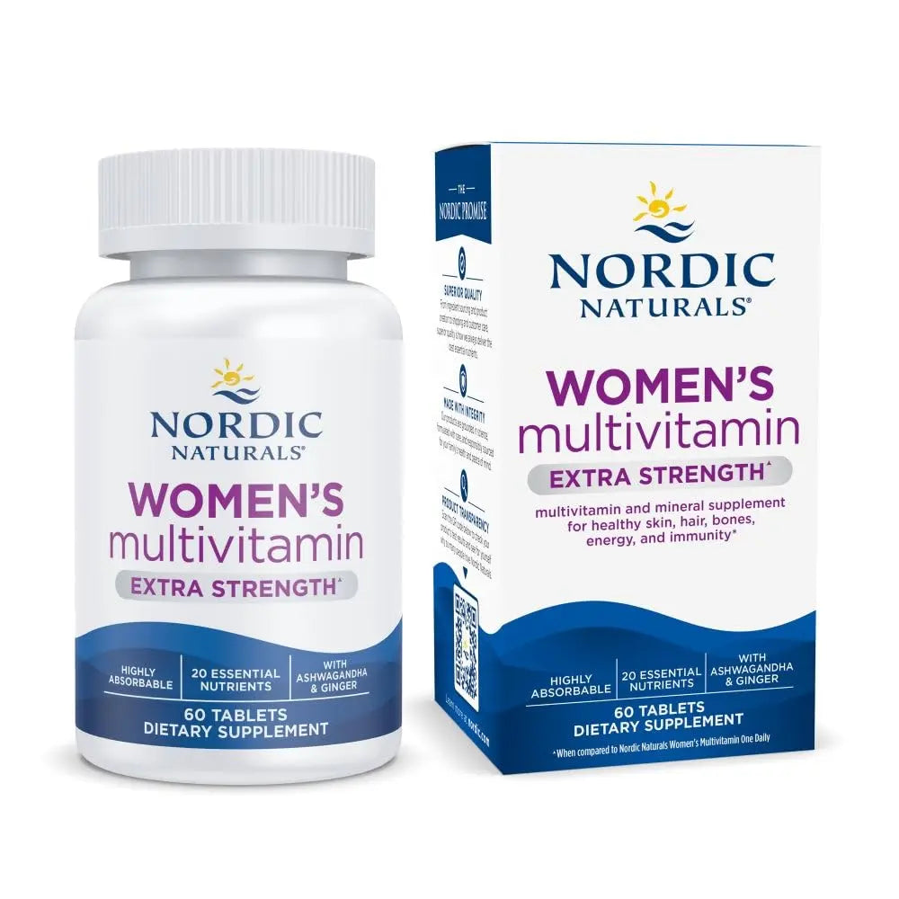 Nordic Naturals Women’s Multivitamin Extra Strength - Skin, Hair, Energy, & Bone Support - Immunity Supplement Nordic NaturalsBuy Supplements Australia