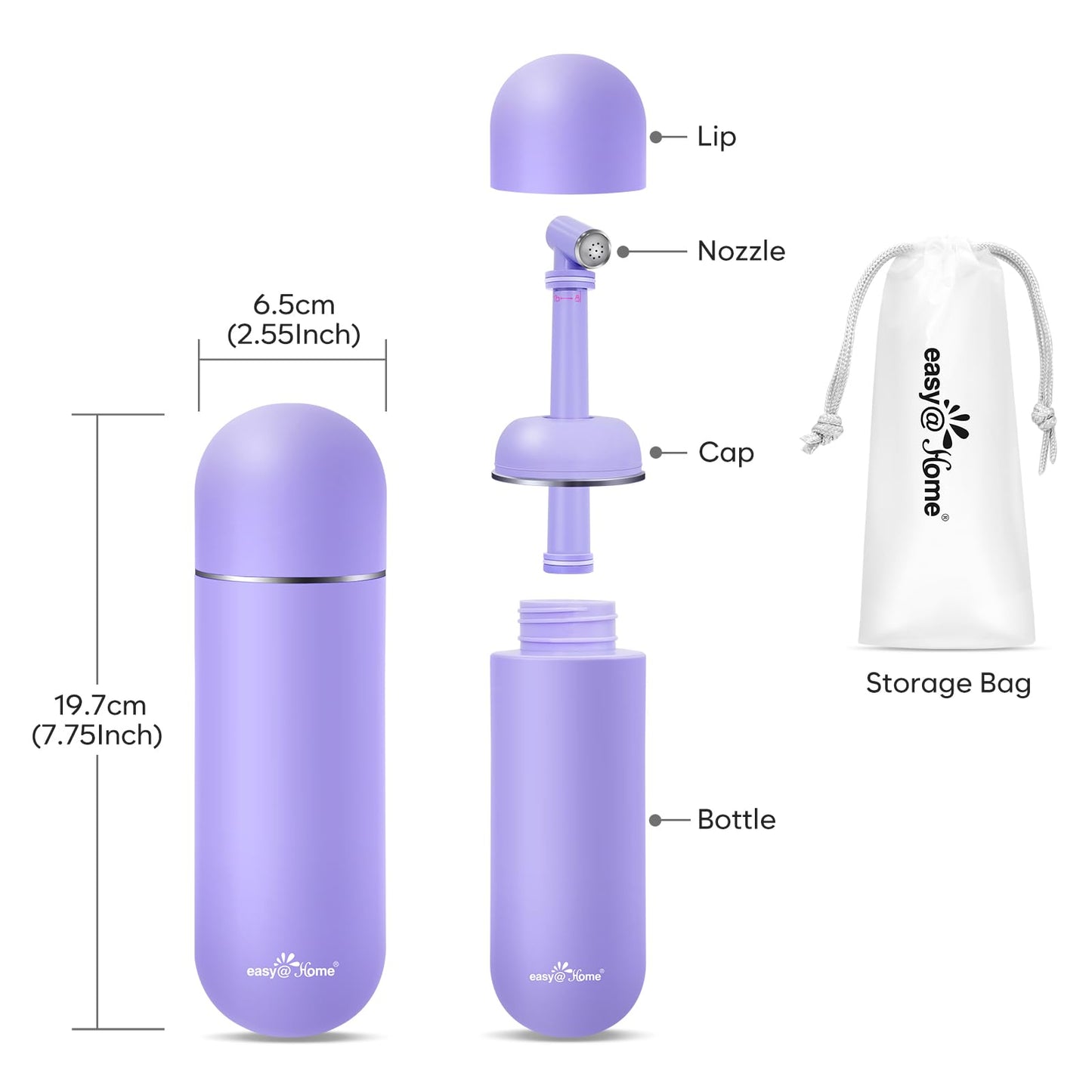 Portable Peri Bottle for Postpartum & Perineal Care: Easy@Home Handheld Bidet Perfect for Personal Easy@HomeBuy Supplements Australia