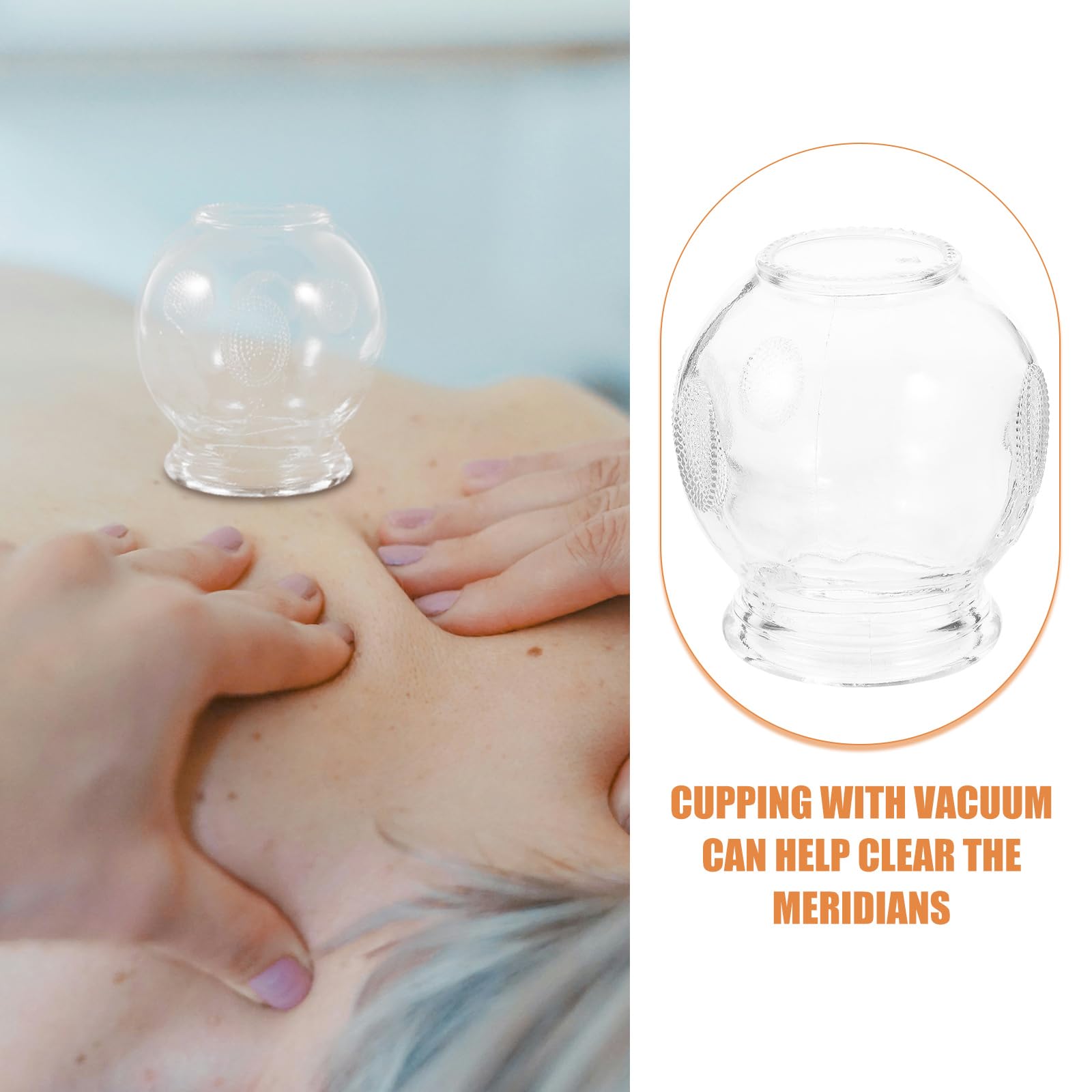 Healvian 8pcs Glass Fire Chinese Acupoint Cupping Glass Cupping Device Body Care Cupping Suction HealvianBuy Supplements Australia