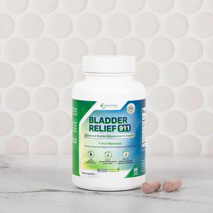 Phytage Labs Bladder Relief 911 Detoxifying Strength - for Men and Women Provides Bladder Support, 60 Veggie Capsules - 2 Pack Phytage LabsBuy Supplements Australia