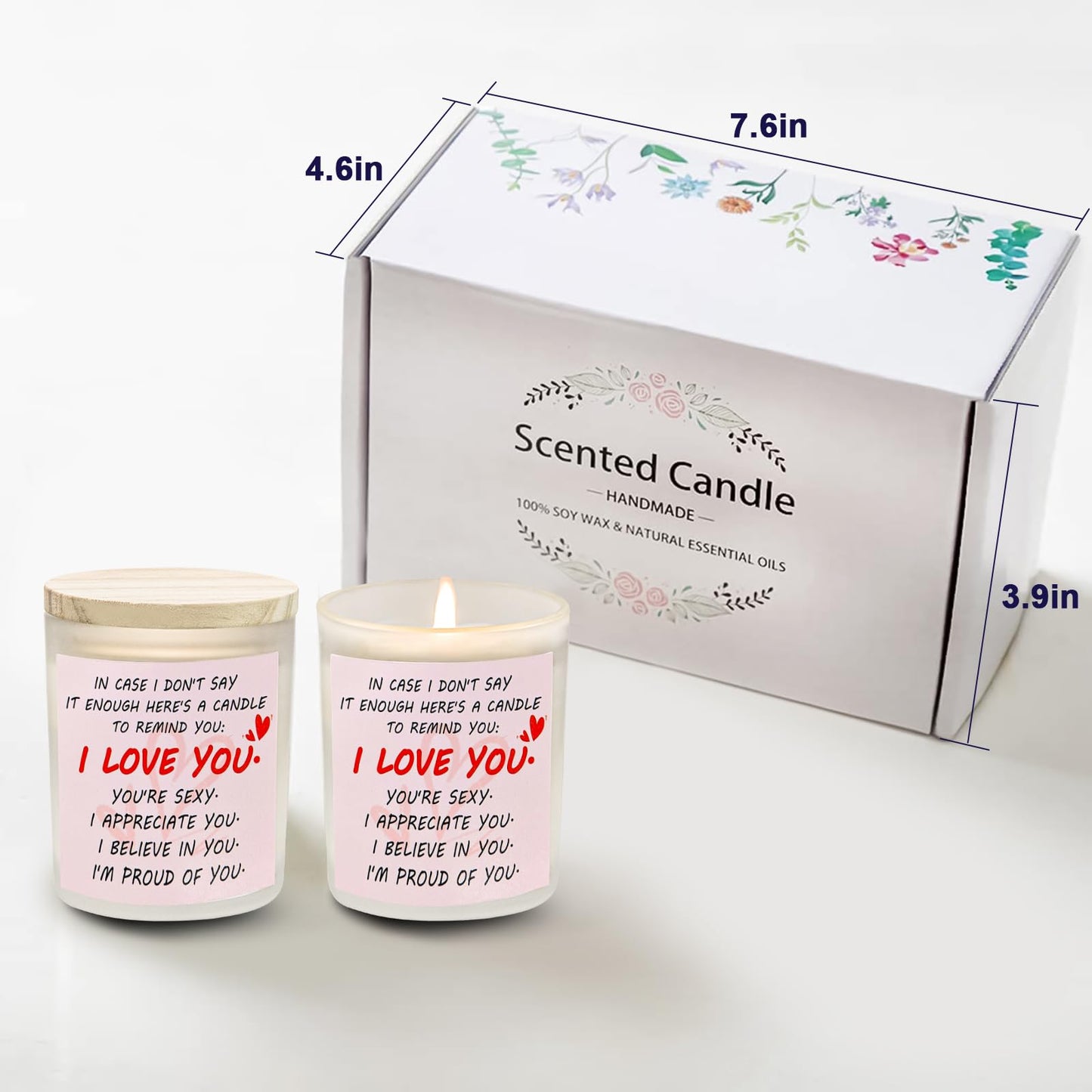 Gifts for Her Anniversary Candler - 2pack Valentine's Day Candle Gift,Wife Gifts Anniversary,Vanilla Lavender JUNPEIBuy Supplements Australia