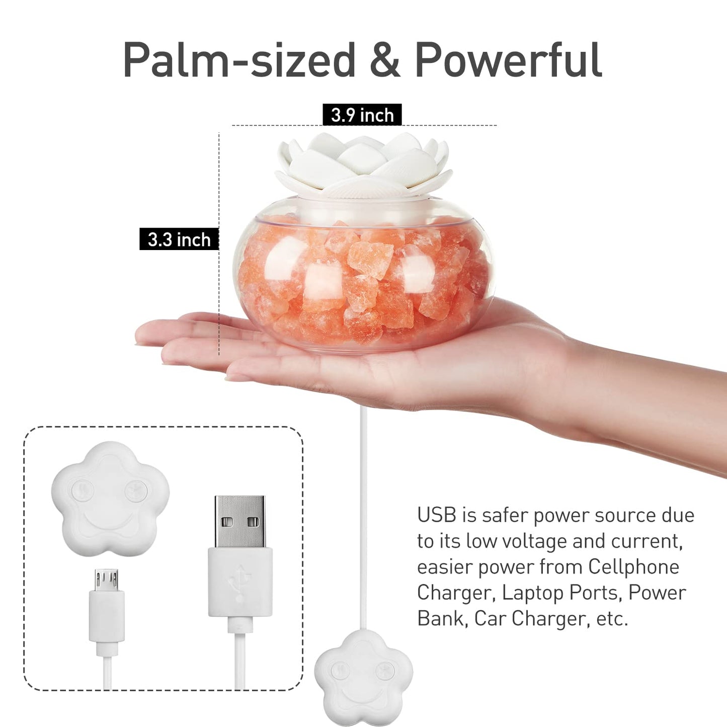 Essential Oil Diffusers Aromatherapy Diffuser: YeeQue Salt Lamp Diffuser for Home Bedroom Office YeeQueBuy Supplements Australia