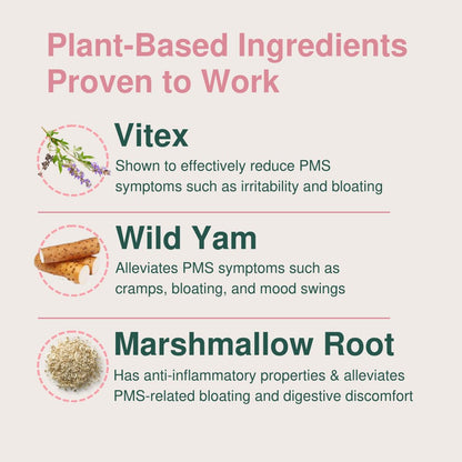 Glow Botanica | Period SOS - Real Wild Yam Cream for PMS Symptom Relief - Topical Supplement Glow BotanicaBuy Supplements Australia