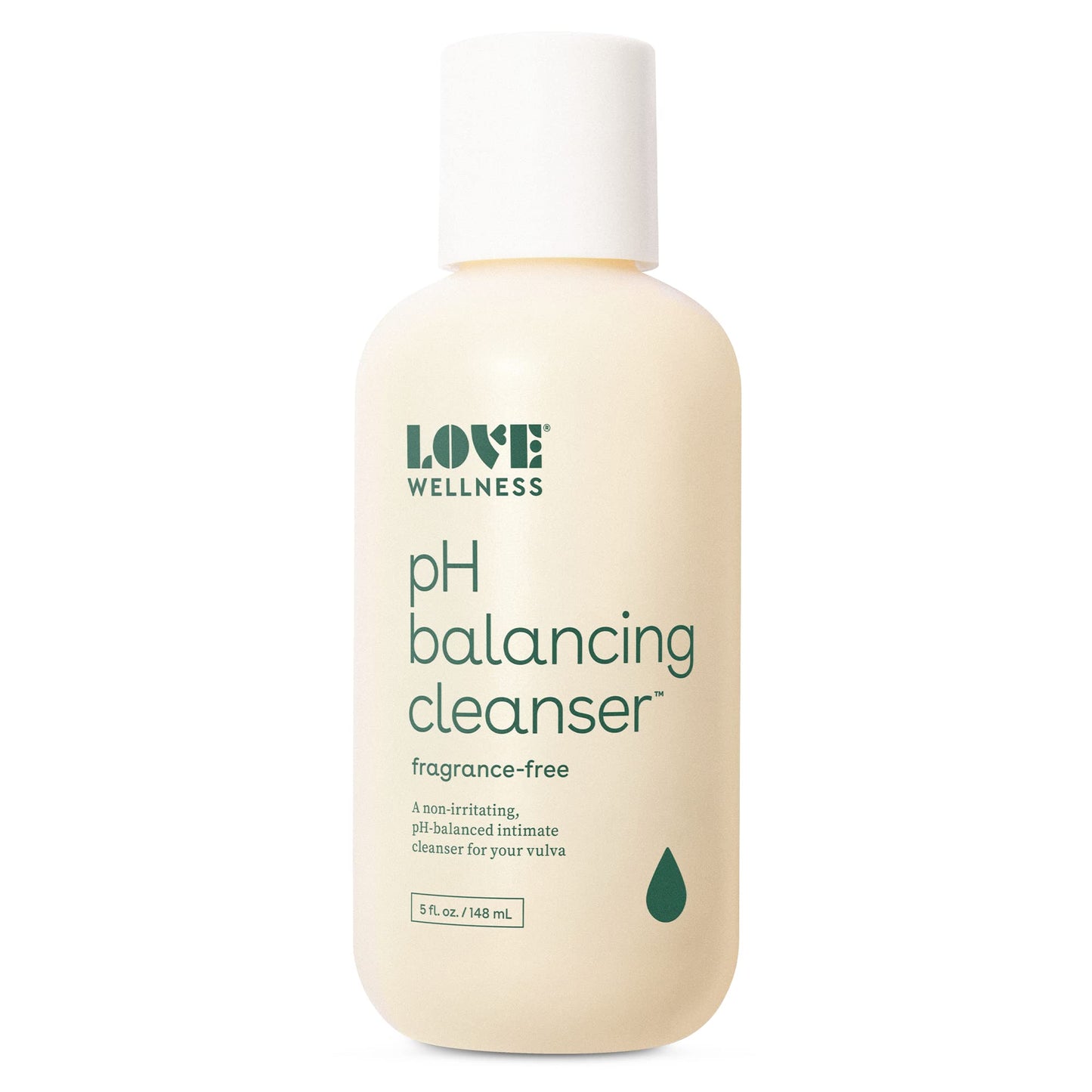 Love Wellness Feminine Wash for Women, pH Balancing Cleanser | Fragrance-Free | Vaginal Soap
