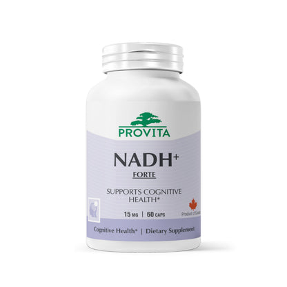 PROVITA NADH+ Forte | Cognitive Support Supplement with NADH, Coenzyme Q10 & Chlorophyll | Energy Support, Focus, Mental Clarity & Brain Health | Vegan Capsules | High Absorption Cellular Formula PROVITABuy Supplements Australia