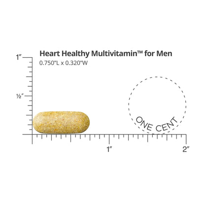 Dr. Sinatra Heart Healthy Multivitamin for Men with Vitamin D 1000 IU, A, B12, C, E, and Zinc, 90 Tablets (30-Day Supply) Dr. Sinatra