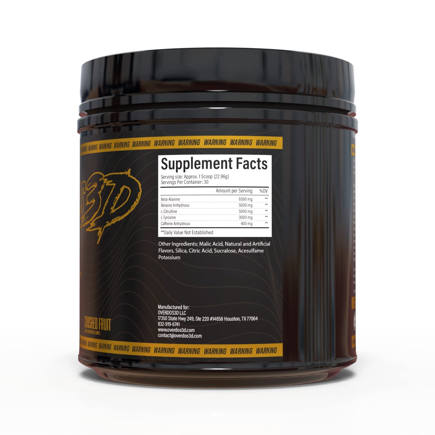 OVERDOS3D Pre-Workout Powder | Ultra-High Dosage | for Advanced Users ONLY Heath SecretBuy Supplements Australia