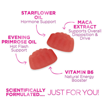 Nature's Glow Menopause Relief Vitamin Gummy for Women - Effective Menopause Nature's GlowBuy Supplements Australia
