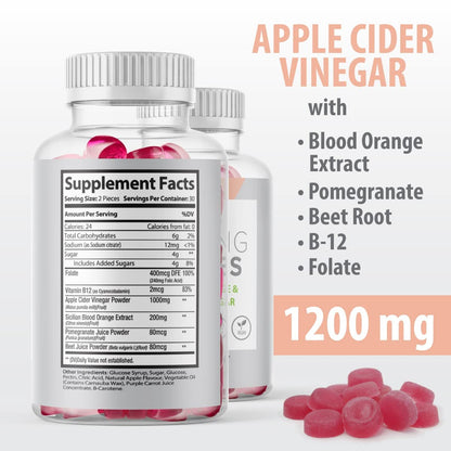 Max-Bio Slimming Gummies It Works with Apple Cider Vinegar and Sicilian Blood Orange Extract Max-BioBuy Supplements Australia