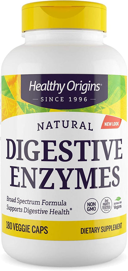 Healthy Origins Digestive Enzymes (NEC) Broad Spectrum - with Protease Healthy OriginsBuy Supplements Australia