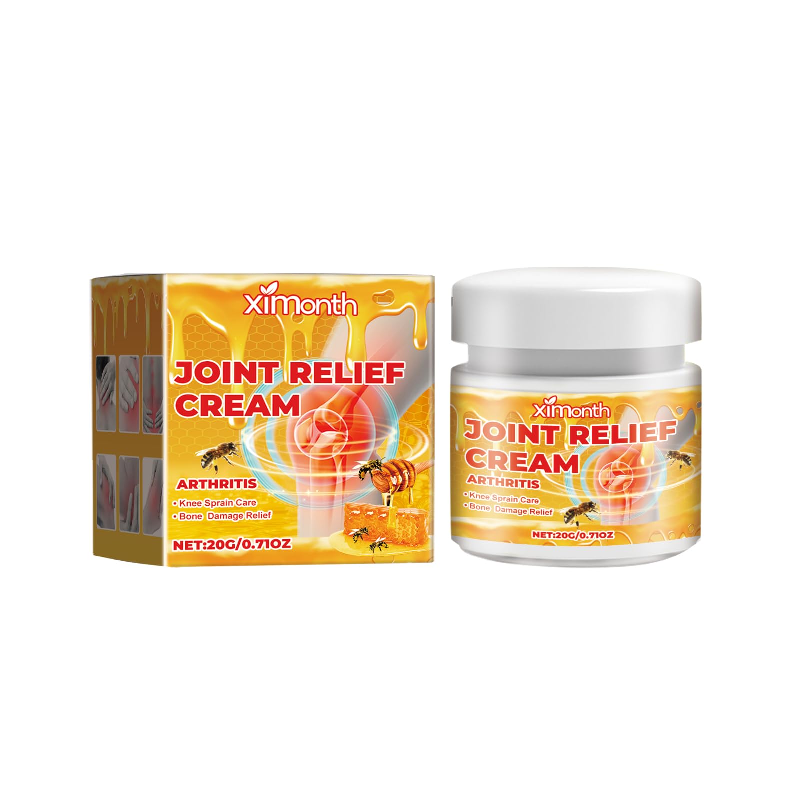 JOYVOIDX Joint & Knee Comfort Cream with Bee Venom and Cassia Flower, Formulated with Glucosamine for Flexibility and Mobility, 0.71oz JOYVOIDXBuy Supplements Australia
