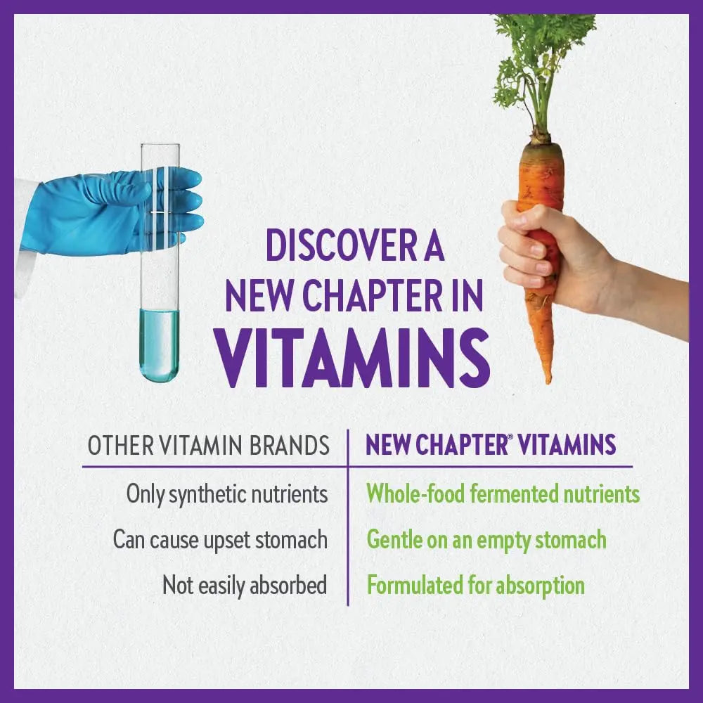 New Chapter Perfect Prenatal Vitamins, Organic Prenatal Vitamins, Non-GMO Ingredients for Healthy Baby & Mom - Folate (Methylfolate), Iron, Vitamin D3 New ChapterBuy Supplements Australia