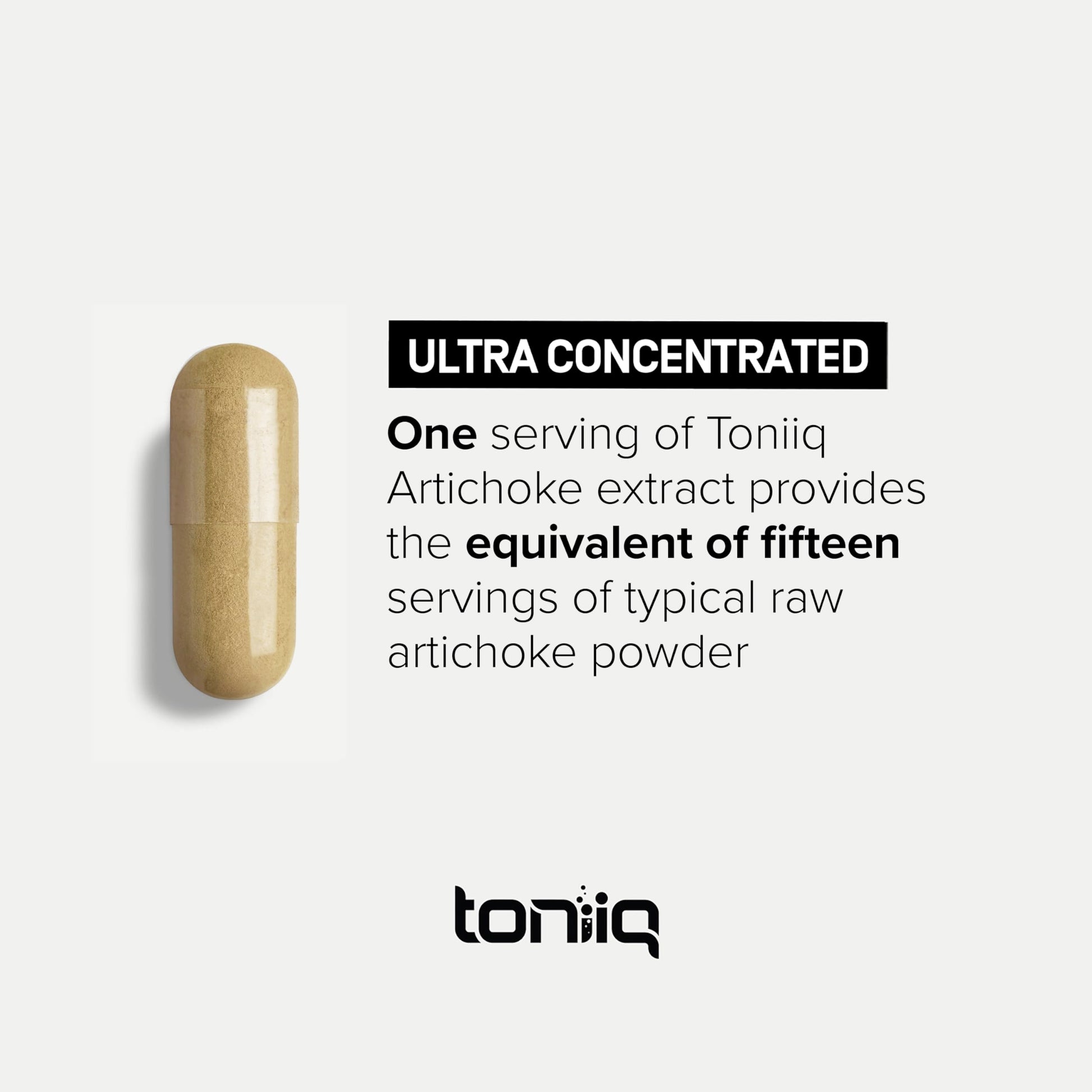 Toniiq 18,000mg 15x Concentrated Artichoke Extract Capsules - Ultra Concentrated ToniiqBuy Supplements Australia