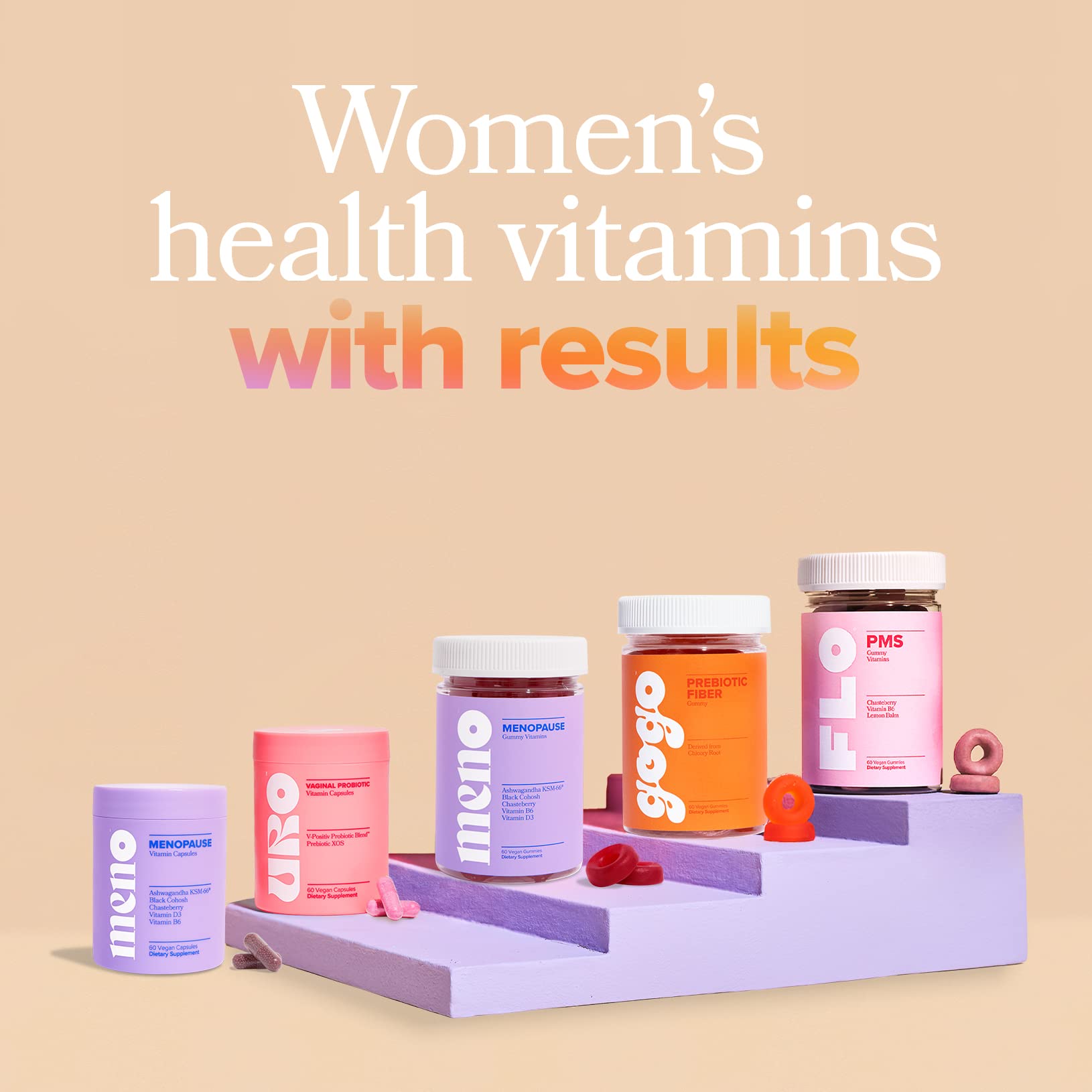 MENO Vitamins for Menopause, 30 Servings (Pack of 3) - Hormone-Free Menopause O PositivBuy Supplements Australia