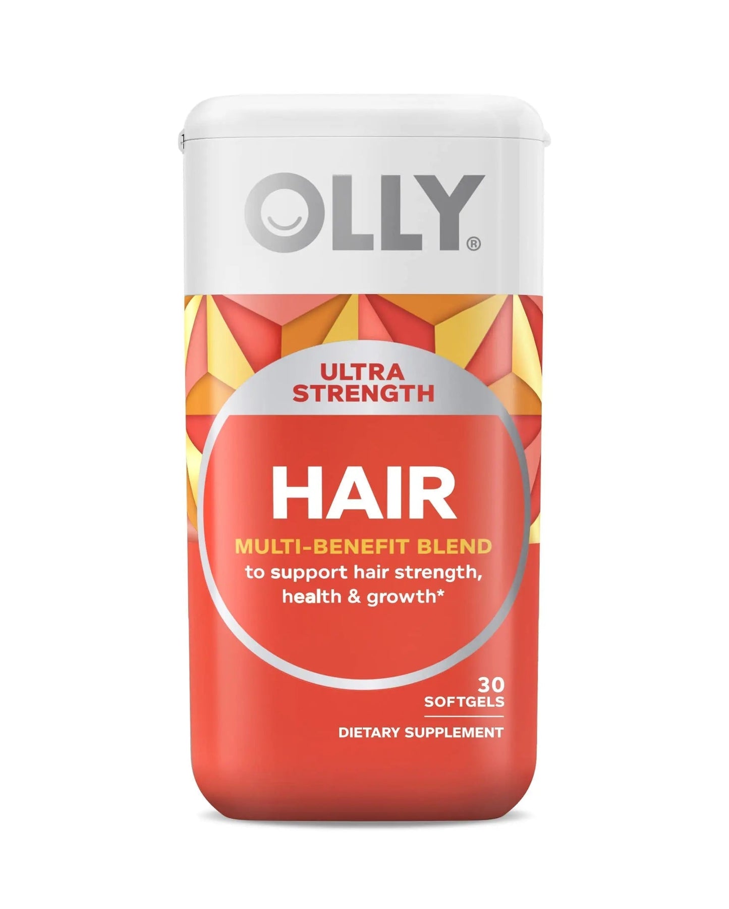 OLLY Ultra Women's Multi Softgels & Ultra Strength Hair Softgels, Supports Hair Health, Biotin, Keratin, Vitamin D, B12, Hair Supplement, 30 Day Supply - 30 Count OLLYBuy Supplements Australia