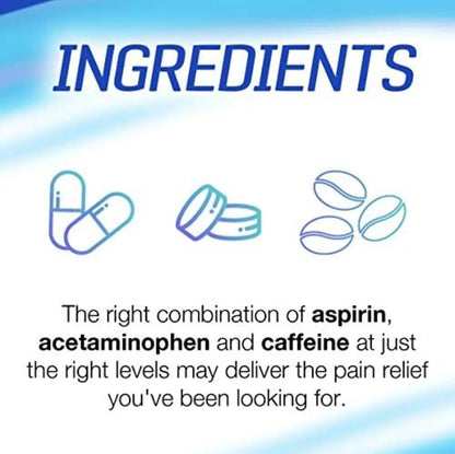 Vanquish Headache Relief, Acetaminophen, Aspirin, Caffeine, 100 Caplets, Packaging May Vary VanquishBuy Supplements Australia