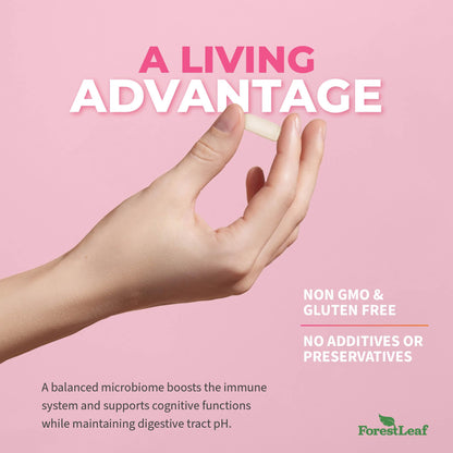 ForestLeaf Womens Probiotic 50 Billion CFU with Organic Prebiotics, Digestive Enzymes ForestLeafBuy Supplements Australia