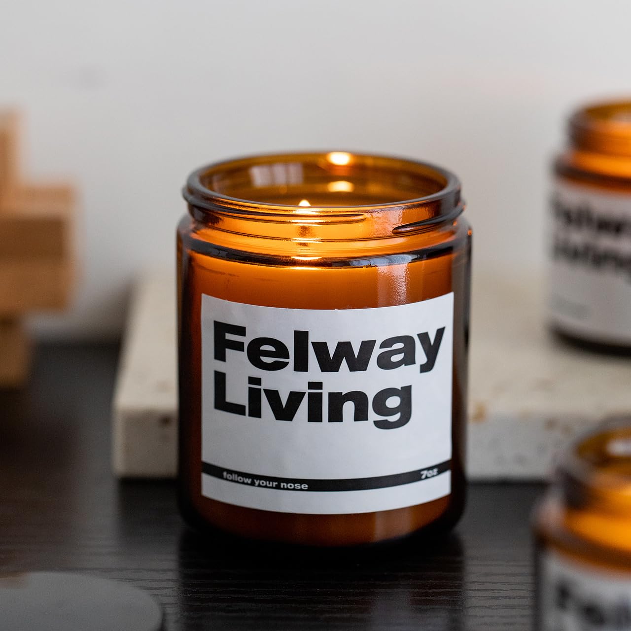 FELWAY Vanilla Scented Candle, Organic Soy Candle for Home Scented, 7 oz Long Lasting, Gift for Women's FELWAYBuy Supplements Australia