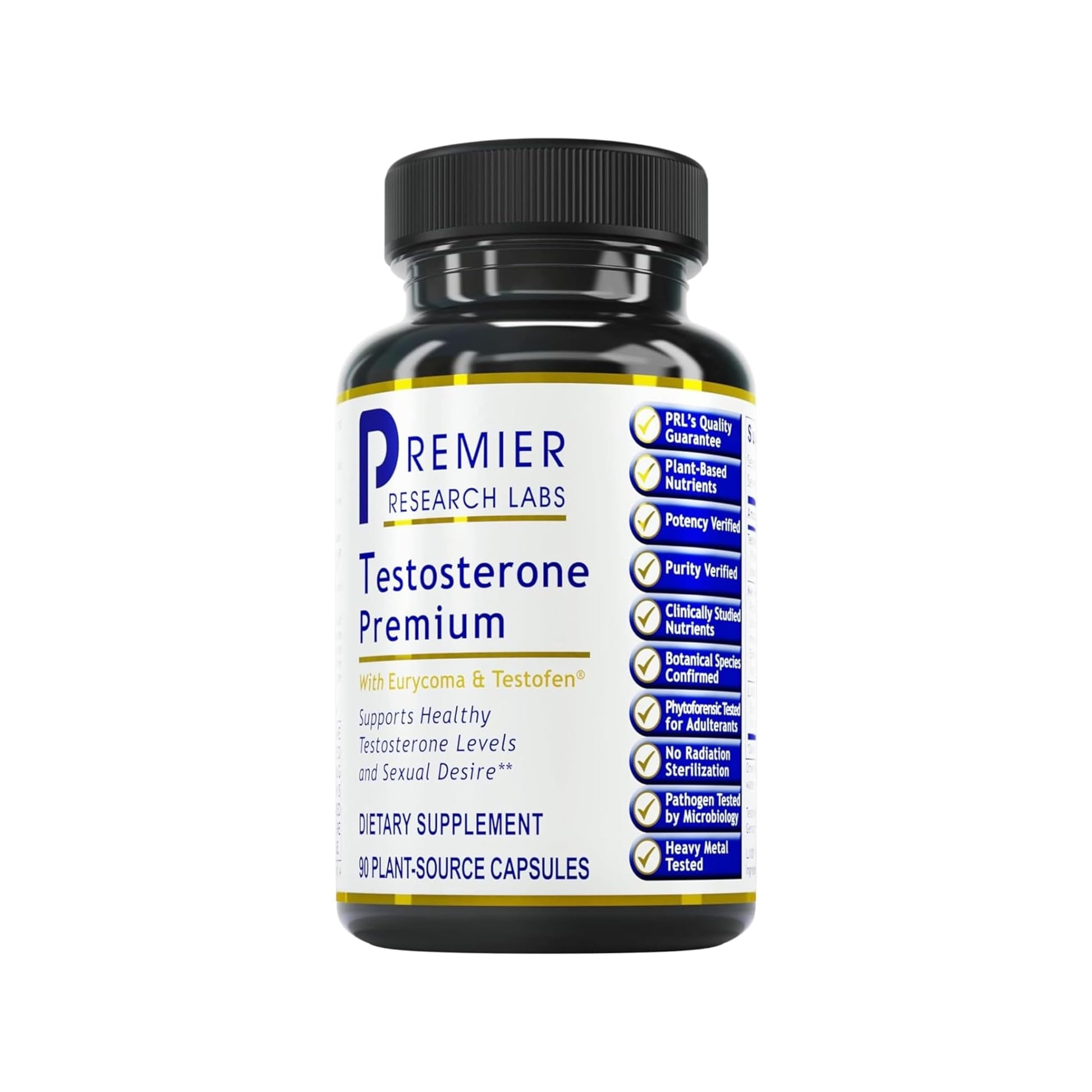 Premier Research Labs Testosterone Premium - Testosterone Supplement for Men, All Natural Testosterone Complex, Premier Labs Testosterone Support, Fenugreek, Cordyceps & Maca - 90 Vegetarian Capsules Premier Research LabsBuy Supplements Australia