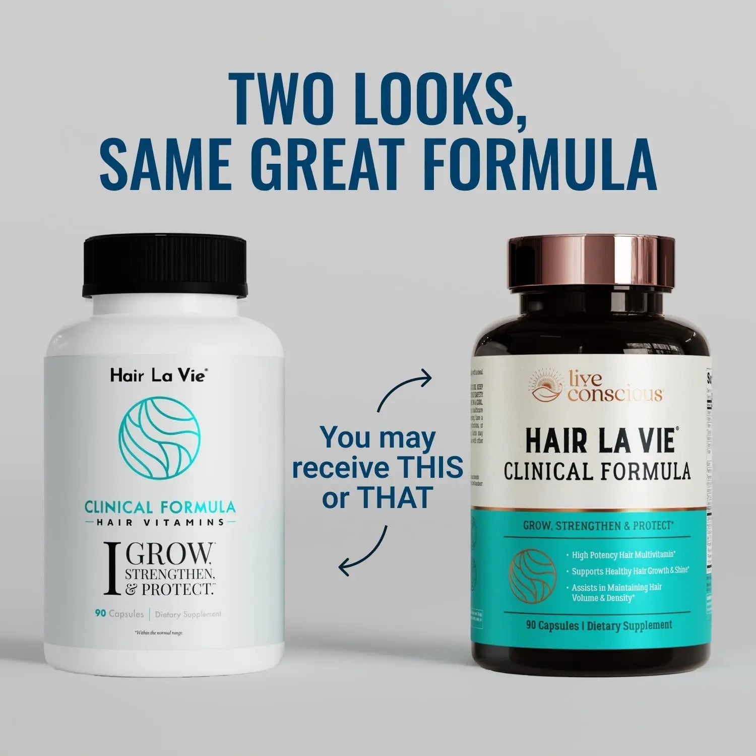 Hair La Vie Live Conscious Clinical Formula Hair Growth Vitamins for Women and Men w/Biotin, Collagen & Saw Palmetto (Pack of 1) Hair La VieBuy Supplements Australia